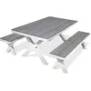 Image de Table de jardin en aluminium et plateau HPL