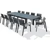 Image de Ensemble repas de jardin 12 places en aluminium