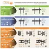 Image de Support mural inclinable/orientable pour écran de 32 à 70 - Mbg France - H3270-3A -