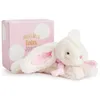 Image de Doudou Coffret cadeau - Peluche lapin rose 20 cm