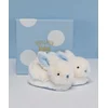 Image de Doudou Coffret cadeau - Ensemble de chaussures avec hochets lapin bleu 0-6 mois