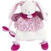 Image de Doudou Lapin en peluche rose 28 cm