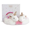Image de Doudou Coffret cadeau - Ensemble de chaussons avec hochets licorne 0-6 mois