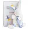 Image de Doudou et Compagnie Lapin matelot doudou avec attache tetine