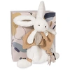 Image de Doudou Coffret cadeau - Lapin en peluche avec crapaudine 25 cm beige