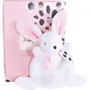 Image de Doudou Boîte cadeau rose - mini lapin 17 cm