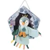 Image de Doudou Coffret cadeau - peluche musicale oiseau vert 23 cm