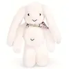 Image de Doudou et Compagnie Lapin Fleurette - Blanc 35 cm