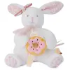 Image de Doudou et Compagnie Lapin vanille fraise - pantin avec donut