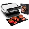 Image de Tefal - Grille-Viande  Optigrill Elite Gc750d12 Inox Plaques Amovibles, 30x20 Cm en occasion ou reconditionné