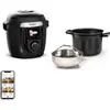Image de Cookeo MOULINEX CE952810 noir wifi 6 L, 9 modes de cuisson, 150 recettes en occasion ou reconditionné