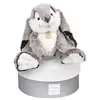 Image de Lapin en peluche Marius gris (40 cm)