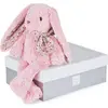 Image de Doudou Histoire d'Ours Peluche lapin rose 40 cm