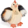 Image de Doudou Histoire d'Ours Poule en peluche beige 20 cm