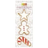 Image de Découpoir Inox Doré Gingerman Canne Étoile X3 - Scrapcooking