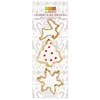 Image de Découpoir Doré Flocon Sapin Rennes X3 - Scrapcooking