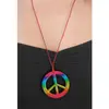Image de Pendentif Peace multicolore 5cm