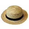 Image de Chapeau Canotier Guinguette Luxe Ruban Noir