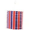 Image de Lampion Cylindrique Tricolore - Bleu Blanc Rouge