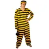 Image de DÃ©guisement XXL, Prisonnier Western jaune/noir XXL, adulte