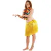 Image de Jupe HawaÃ¯ jaune 45 cm