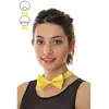 Image de Noeud papillon jaune fluo adulte