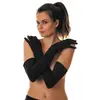 Image de Gants longs 56 cm noirs, adulte