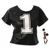 Image de Tee-shirt Pompom Girl noir, adulte