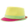 Image de Chapeau Trilby NÃ©on, Jaune