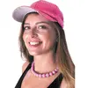 Image de Collier de perles nÃ©on rose