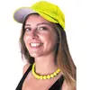 Image de Collier de perles nÃ©on jaune