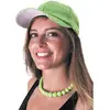 Image de Collier de perles nÃ©on vert