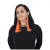 Image de Boucles d'oreilles Ã  frange orange nÃ©on