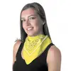 Image de Bandana Jaune Ã  motifs noirs