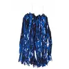 Image de Lot de 2 Pompons Ã©CO (par 2), mÃ©tallisÃ© Bleu