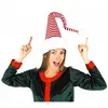 Image de Grand Bonnet NoÃ«l Candy rayÃ© rouge