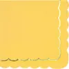 Image de Sachet de 16 serviettes Jaune