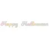 Image de Guirlande Lettres Happy Halloween 3m Pastel