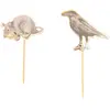 Image de Sachet de 10 pics Ã  cocktail Cabinet des curiositÃ©s Souris et Corbeau
