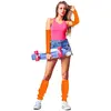 Image de Lot de 2 Manchettes/GuÃªtres tricot fluo orange