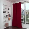 Image de Moondream - Rideau Phonique Occultant Et Thermique ' ' Rouge Foncé 140x260 Cm