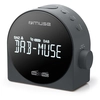 Image de Radio-réveil double alarme noir - Muse - M185CDB -