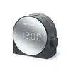 Image de Réveil radio Muse M-186 CMR Gris, affichage LED blanc réglable, tuner FM/MW analogique, double alarme, double programmation, entrée audio 3,5 mm, snooze - Neuf