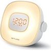 Image de Radio-réveil lumineux double alarme blanc - Muse - ML-198CR -