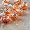 Image de Guirlande Lumineuse Boules Marocaines Cuivre