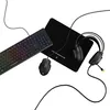Image de pack gaming 4-en-1 RGB - MOBILITY - Aquila - Clavier + Casque + Souris + Matte