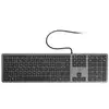 Image de Clavier filaire ultra fin Mobility Lab ML311173 AZERTY USB 1,5 m Space Grey avec pavé numérique et raccourcis multimédias - Neuf