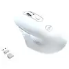 Image de Souris sans fil - MOBILITY LAB - Omega - Bluetooth et récepteur 2,4GHz - Blanc - Clics silencieux - Précision réglable - Neuf
