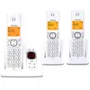 Image de Alcatel F530, Téléphone DECT, Casque sans fil, Haut-parleur, 50 pouces, Identification du nom et de l'appelant, Gris, Blanc