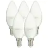 Image de Xanlite - Lot X5 Ampoules Led Flamme, Culot E14, 5,5w Cons. (40 W Éq), Lumière Blanc Chaud - Pack5ev470f